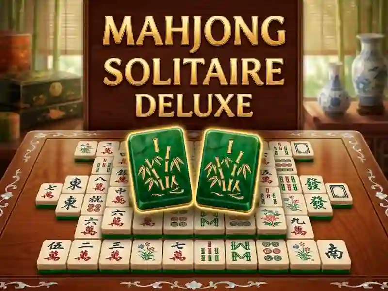 Logħba Mahjong Solitaire Deluxe onlajn