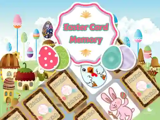 Logħba Easter Card Memory onlajn