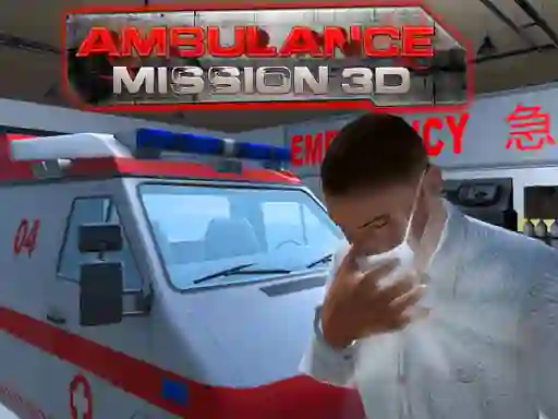 Logħba Ambulance Mission 3d onlajn
