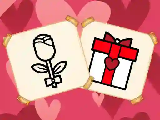Logħba Valentine Present Coloring onlajn