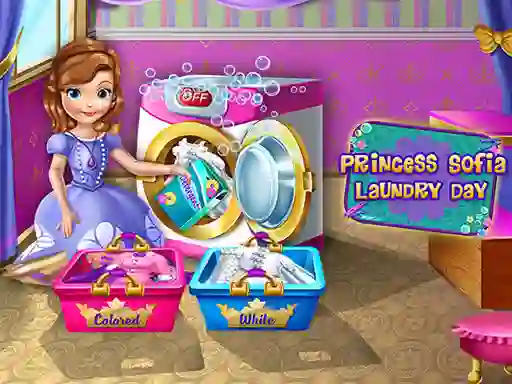 Logħba Young Princess Laundry Day onlajn