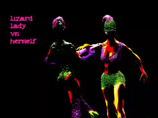 Logħba Lizard Lady vs Herself onlajn