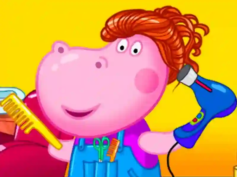 Logħba Hippo Hair Salon onlajn
