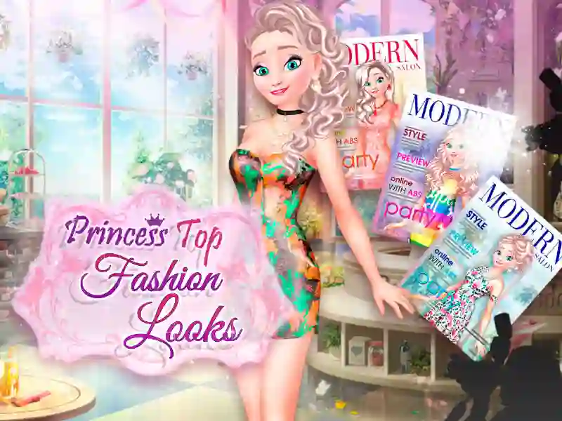 Logħba Princess Top Fashion Looks onlajn