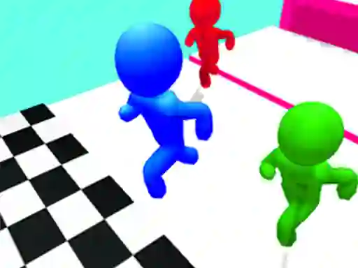 Logħba Stickman Race 3d onlajn