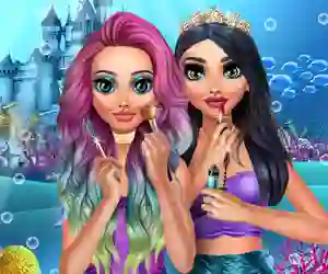 Logħba Mermaids Makeup Salon onlajn