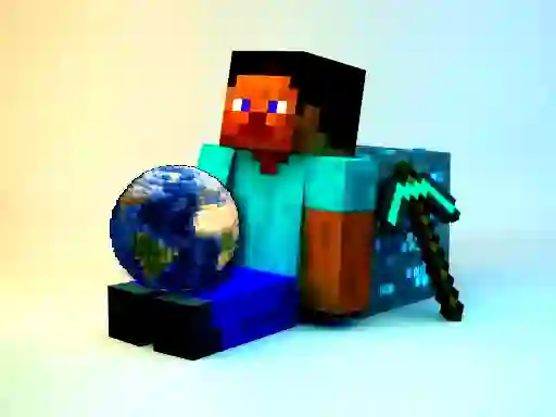 Logħba Mineblock Earth Survival onlajn