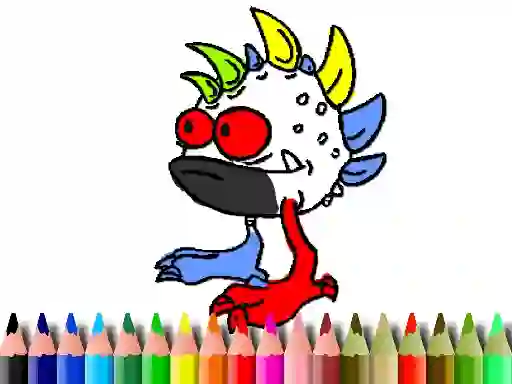 Logħba Back To School: Halloween Coloring Book onlajn
