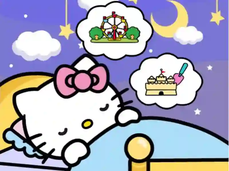 Logħba Hello Kitty Good Night onlajn