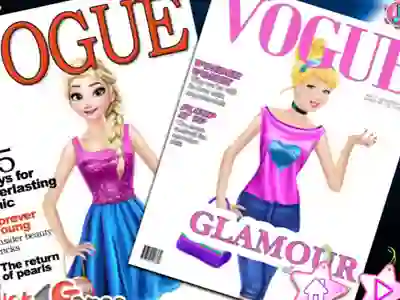 Logħba Princesses On Vogue Cover onlajn