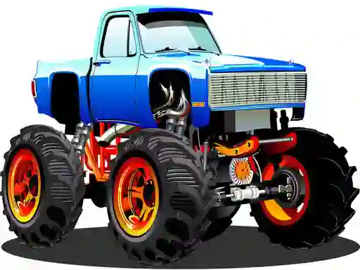 Logħba Monster Truck Puzzle onlajn