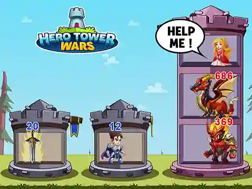 Logħba Hero Tower War onlajn