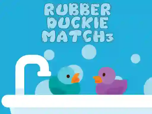 Logħba Rubber Duckie Match 3 onlajn