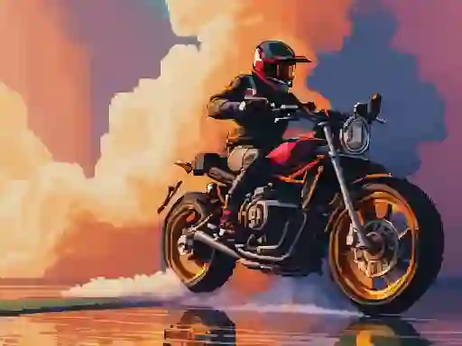 Logħba 3D Moto Simulator onlajn