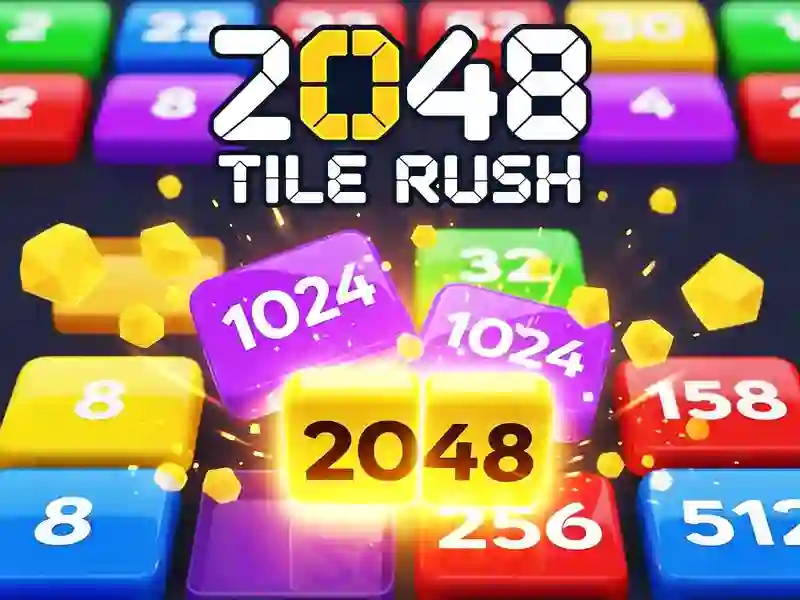 Logħba 2048 Tile Rush onlajn