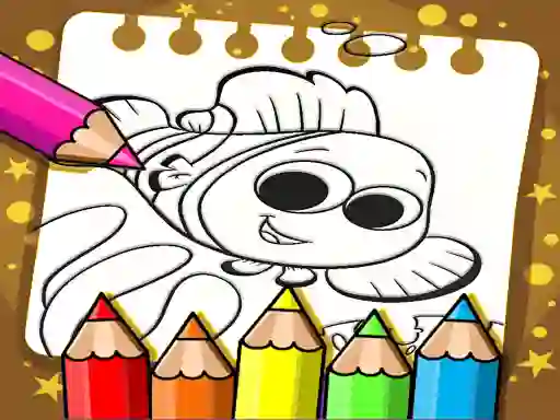 Logħba Finding Nemo Color Book onlajn
