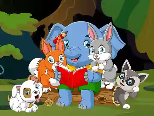 Logħba Cute Animals Memory onlajn