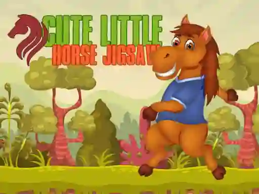 Logħba Cute Little Horse Jigsaw onlajn
