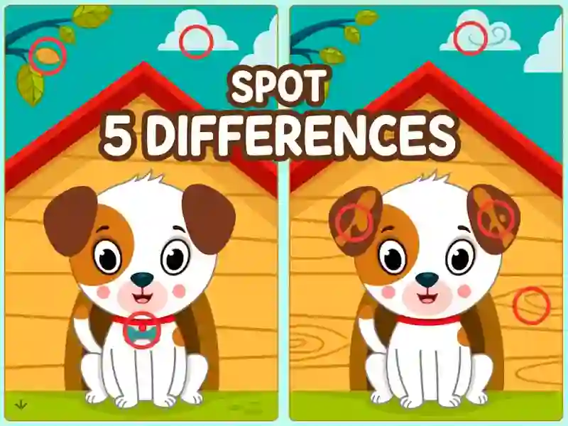 Logħba Spot 5 Differences onlajn