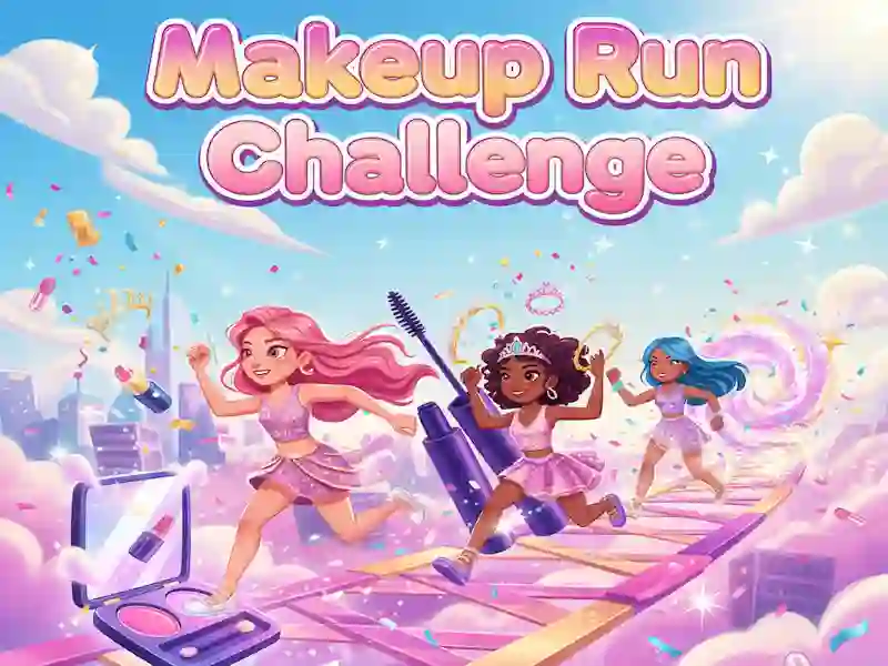 Logħba Makeup Run Challenge onlajn