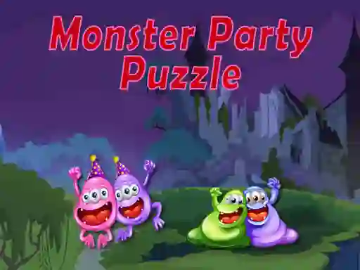Logħba Monster Party Puzzle onlajn