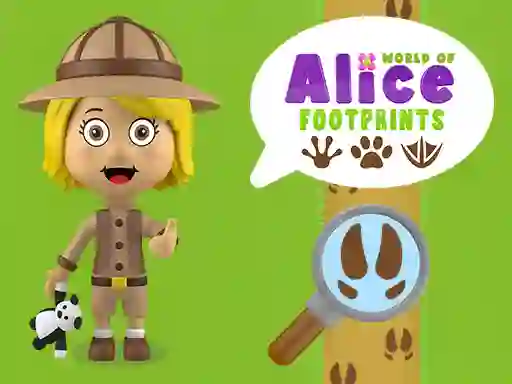 Logħba World of Alice Footprints onlajn