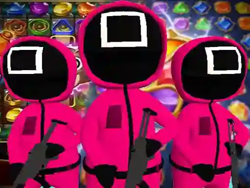 Logħba Squid Game Gold match-3 onlajn