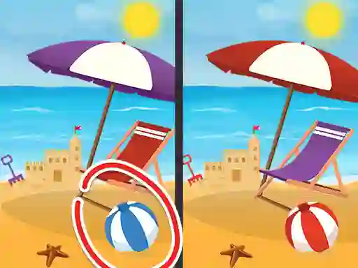 Logħba Spot The Difference Seasons onlajn