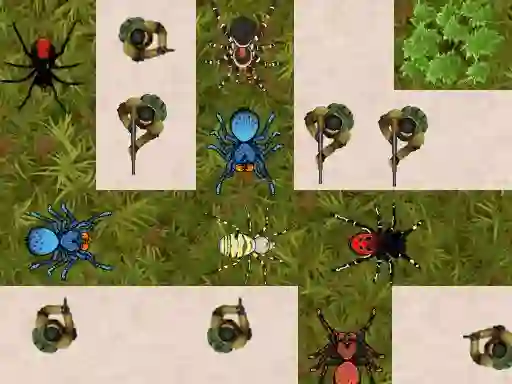 Logħba Spider Tower Defense onlajn