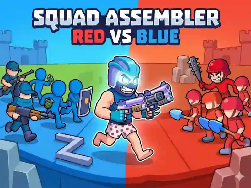 Logħba Squad Assembler Red Vs Blue onlajn