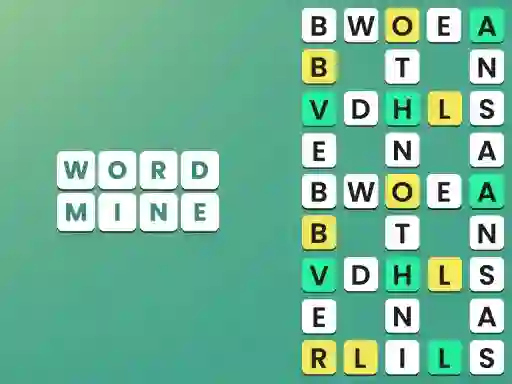 Logħba Word Mine onlajn