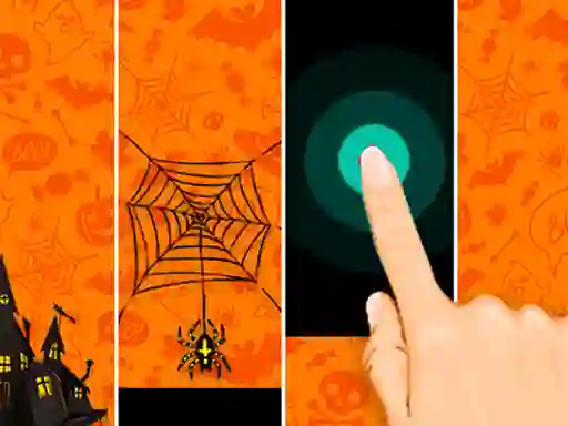 Logħba Halloween Magic Tiles onlajn