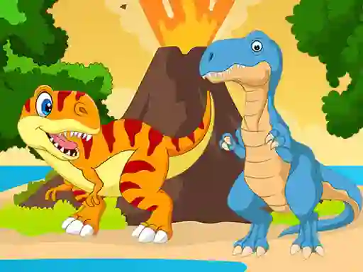 Logħba Dino Jigsaw onlajn