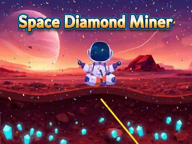 Logħba Space Diamond Miner onlajn
