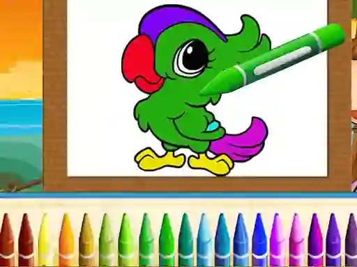 Logħba Cute Animals Coloring onlajn