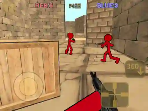 Logħba Stickman Counter Terror Shooter onlajn