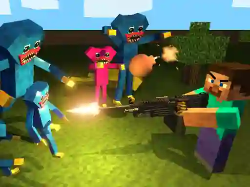 Logħba Mine Shooter: Huggy's Attack onlajn