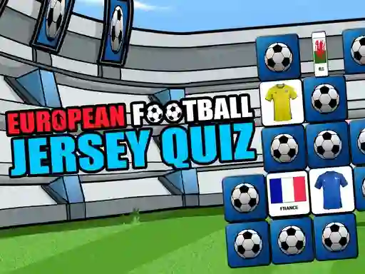 Logħba European Football Jersey Quiz onlajn