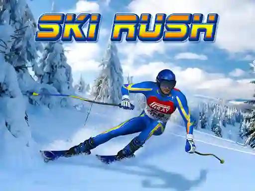Logħba Ski Rush onlajn