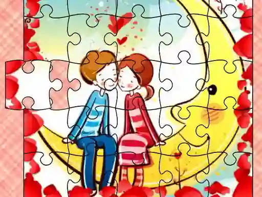 Logħba Loving Couple Jigsaw onlajn