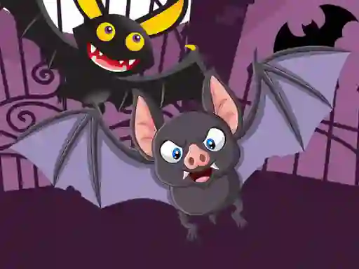 Logħba Scary Midnight Hidden Bats onlajn