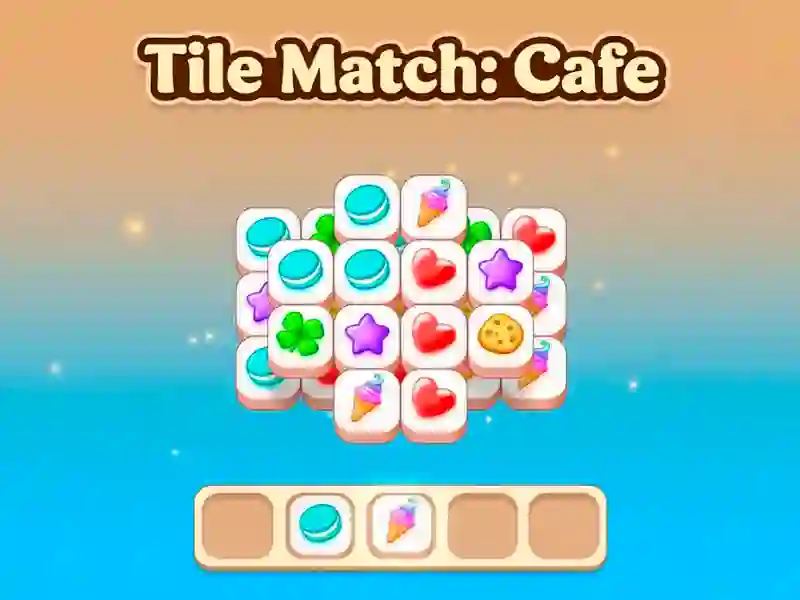 Logħba Tile Match: Cafe onlajn