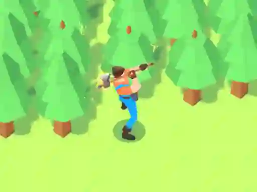 Logħba Idle Lumberjack 3D onlajn