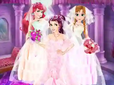 Logħba Princess Belle Ball Dress Up onlajn