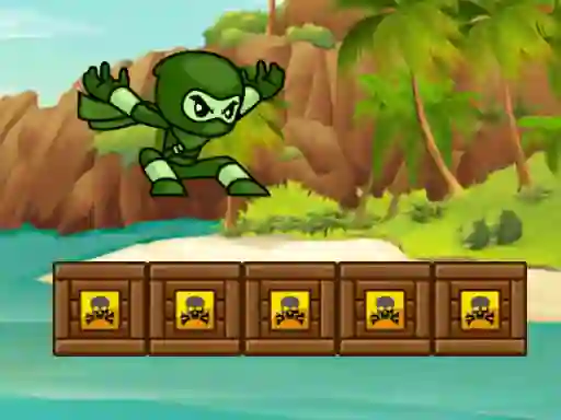 Logħba Green Ninja Run onlajn