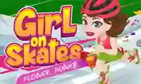 Logħba Girl on Skates: Flower Power onlajn