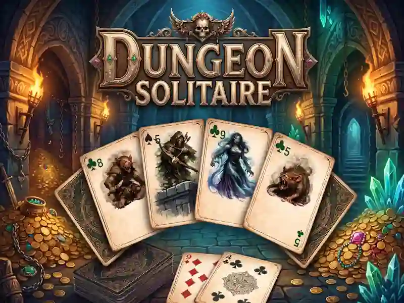Logħba Dungeon Solitaire onlajn