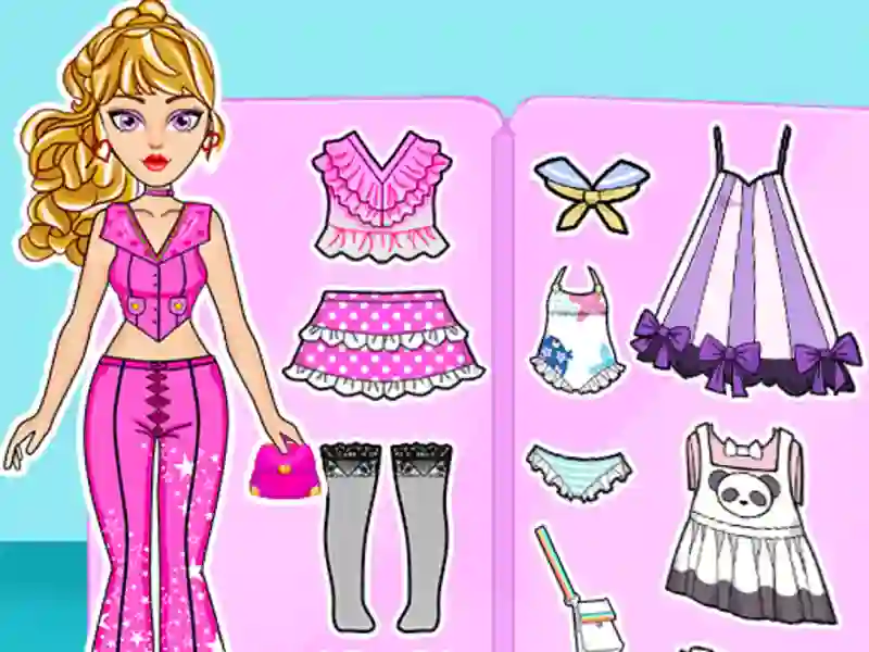 Logħba Sweet Doll Dressup Makeup onlajn