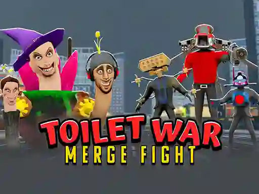 Logħba Toilet War: Merge Skibidi onlajn