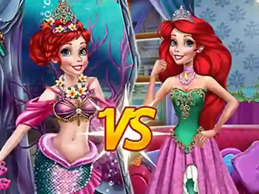 Logħba Mermaid vs Princess onlajn